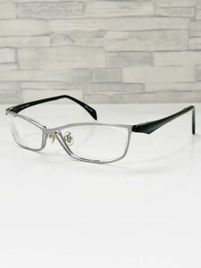 廃盤品 T.G.C. CALINO MS-C549 トウキョウグラスカンパニー スクエア型 シルバー 眼鏡 良品