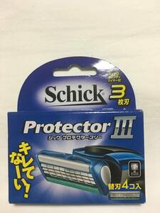 大人気 Schick protector シック プロテクター スリー 替刃 4個 三枚刃 男子 脱毛 髭剃り メンズ 男性 ボーイズ 剃刀 お得 激安 処分f