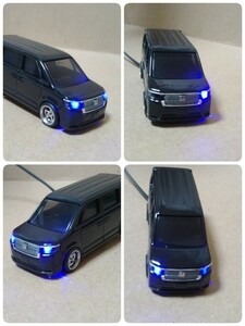 ダミースキャナー ステップワゴン STWGN RP トミカ LED 12V 2灯点滅 社外ホイール 盗難防止 新型　ブラック HONDA