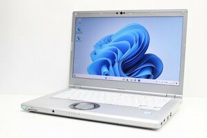 1円スタート ノートパソコン Windows11 Panasonic レッツノート CF-LV7 第8世代 Core i5 SSD256GB メモリ8GB Windows10 14インチ カメラ