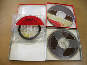 【リールテープ】SONY　7S-180 MASTER RECORDING　／　Reel for Recording tape 　／VICTOR　デモ・テープ　：レア　ジャンク 
