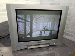 【現状品】管1B2 SONY Trinitron トリニトロン ブラウン管テレビ 21インチカラーテレビ KV-21DA55 2002年製 通電OK 