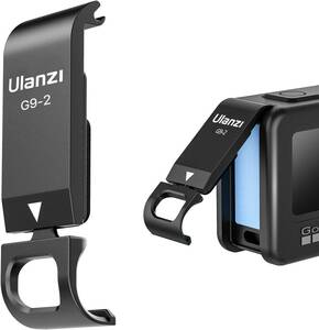 ULANZI GoPro Hero 9用 バッテリーフタ バッテリーカバー サイドドア 交換用Type-cポート 電池蓋代替品 軽
