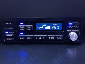 ★☆グランド ハイエース VCH10W エアコンスイッチパネル 液晶反転加工 LED打ち替え済み品☆★