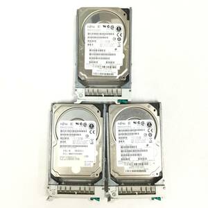 K6021666 FUJITSU 300GB SAS 6G 2.5インチ HDD 3点【中古動作品】