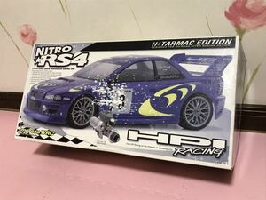 送料無料 1/10 未使用 HPI racing スバル インプレッサ WRC ラリーカー エンジンカー ラジコン NITRO RS4 SUBARU IMPREZA RALLY CAR 当時物