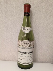 空き瓶　1971ロマネコンティ DRC 27