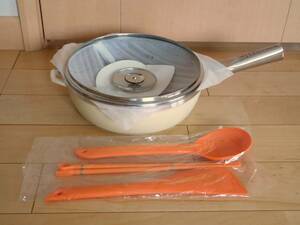 アサヒ軽金属◆オールパン（Ｌサイズ）とシリコンスプーン・シリコンヘラ・シリコン菜箸　セット