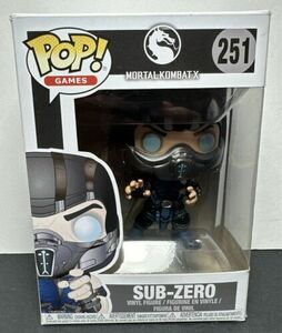 Funko Pop! Games: Mortal Kombat X Sub-Zero #251 Vinyl Figure 海外 即決