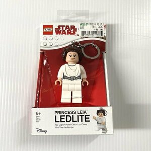 新品 / LEGO STARWARS スターウォーズ レイア姫 LEDライト キーホルダー キーライト ホワイト 白 レゴ