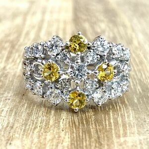 タサキ・ビンテージ品！Pt900 ダイヤ0.97ct リング M372