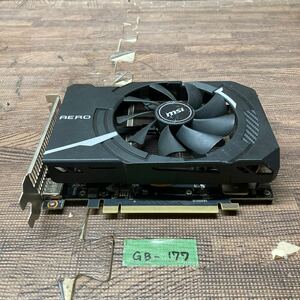 GK 激安 GB-177 グラフィックボード msi GeForce RTX 2060 AERO ITX 6G OC NVIDIA GDDR6 6GB 192bit 認識.画像出力のみ確認 中古品 同梱可