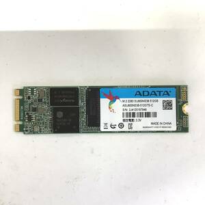 S60510155 ADATA SATA M.2 512GB SSD 1点 【中古動作品】