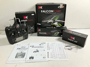 ★XK製品 Falcon K100 6CH 3D6Gシステムヘリコプター RCヘリ ラジコン ジャンク品 1.1kg★