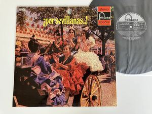 【希少72年スペイン盤】!por sevillanas..! LP fontana SPAIN 6429095 フラメンコ,Jose Fernandez,Fernando Aguilera,Antonio Arenas,