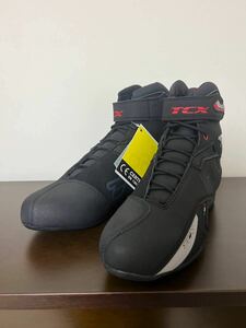 TCX ティーシーエックス RUSH WATERPROOF Boots ライディングブーツ ショートブーツ バイク 防水 ウォータープルーフ ラッシュ 黒 EU44