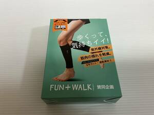 新品／ATSUGI FUN +WALK スポーツ対応カーフカバー／ブラック／M-L／日本製