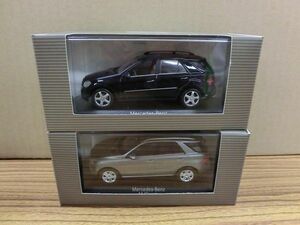 #i20【梱60】 Mercedes-Benz 純正 ミニチャンプス RMA M-Class M-Klasse 1:43 ミニカー ブラック シルバー まとめ