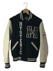 HYSTERIC GLAMOUR◆スタジャン/S/ウール/BLK/02223AB09