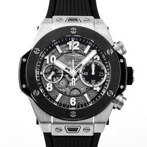 ウブロ HUBLOT ビッグバン ウニコ チタニウム セラミック 441.NM.1171.RX グレー文字盤 新品 腕時計 メンズ