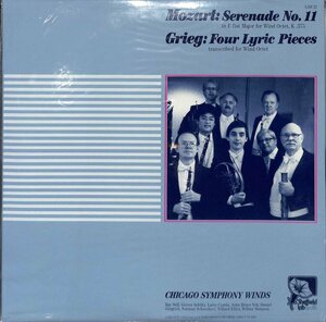 248879 Mozart, Grieg: Chicago Symphony Winds / Serenade No. 11 / Four Lyric Pieces(LP)