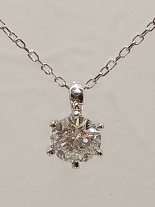 ☆☆pt900★天然ダイヤ0.53ct☆ペンダント トップ☆66