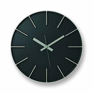 レムノス　掛時計　アナログ　エッジクロック　アルミニウム　黒　Edge Clock Lemnos 直径:35cm　AZ-0115 BK