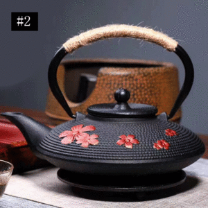 新品 茶道具 未塗装鉄器 提梁壺 大容量 鋳鉄製ティーポット純粋な手水を沸かして茶を煮る茶具 未使用 （#2）