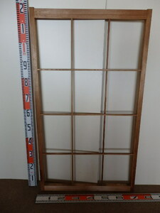 s3052903 古民家建具●障子●杉●約117.5cm×67cm×3.3cm 