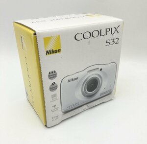 Nikon デジタルカメラ S32 防水 1300万画素 ホワイト S32WH