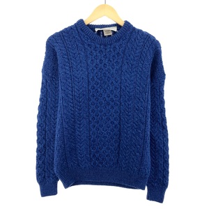 古着 ARAN SWEATER MARKET フィッシャーマン アランニットセーター メンズL /eaa388435 【SS2403】