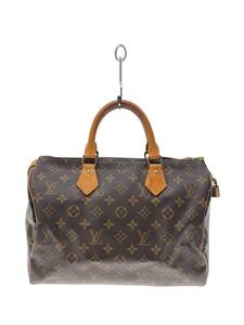 LOUIS VUITTON◆1)スピーディ30_モノグラム・キャンバス_BRW/PVC/BRW