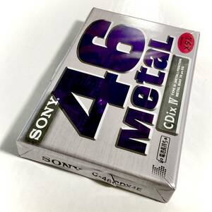 未開封　カセットテープ　SONY　METAL　CDix Ⅳ　46　　　 S318 