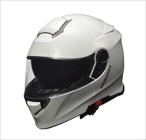 モジュラーヘルメット　 REIZEN　ホワイト　L(59～60cm未満)サイズ　REIZEN WH L リード工業