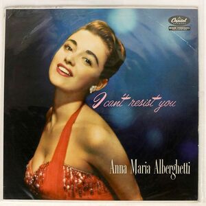 米 ORIGINAL モノラル盤 ANNA MARIA ALBERGHETTI/I CAN’T RESIST YOU/CAPITOL T887 LP