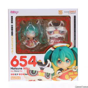 【中古】[FIG]GOODSMILE ONLINE SHOP限定 ねんどろいど 654 初音ミク 獅子舞Ver. キャラクター・ボーカル・シリーズ01 初音ミク 完成品 フ