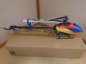 【中古】ラジコンヘリ ALIGN TREX 470LP 本体＋サーボ＋ESC＋メインモーター＋ジャイロ＋受信機＋バッテリー2本＋予備部品＋取扱説明書