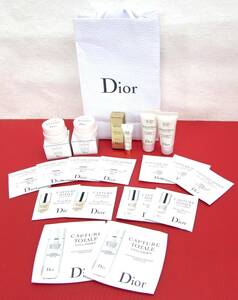 ほぼ未使用品 Dior ディオール カプチュール トータル サンプル 試供品 ファンデーション 美容液 リッチクリーム おまとめセット