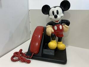 【動作未確認】ビンテージ　ミッキーマウス 電話機