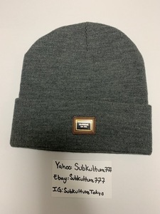 【新品】 Supreme　シュプリーム　METAL EST. 1994 LOGO BEANIE RARE GREY GRAY　Box Logo　グレイ　希少