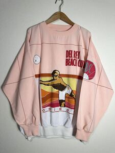 80s adidas vintage DEL REY BEACH CLUB Sweatshirt ヴィンテージ アディダス ビーチボール シャツスウェット 古着 レア 