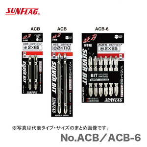 数量限定 〈SUNFLAG〉両頭ビット（2本入）+2×150　No.ACB