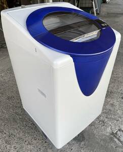 福岡市内送料無料　AQUA アクア 8.0kg 15年製 AQW-GT800 風乾燥機能付き洗濯機 オーシャンブルー 槽洗浄 スラッシュ・ドラム