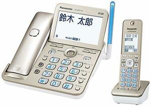 【中古】パナソニック コードレス電話機(子機1台付き)(シャンパンゴールド) VE-GD77DL-N