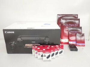 【未開封品】Canon インクジェットプリンター imagePROGRAF PRO-G1 予備インク+写真用紙付 キヤノン キャノン ◆ 6E12A-3