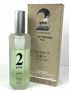 カルバンクライン　CalvinKlein　2 elite　ノースリバー エリート　オードトワレ　スプレー　100ml　残量：８割　YK-7038