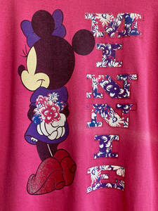 80s 90s USA製 ビンテージ Disney ディズニー ミニーマウス Minnie Mouse ベビー KIDS キッズ 両面プリント Tシャツ / ミッキーマウス