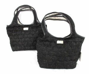 送料300円(税込)■yk472■レディース ROOTOTE ルートート トートバッグ ブラック 2点【シンオク】