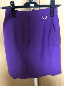 Christian Dior SPORTS クリスチャンディオール　スポーツ　スカート　サイズ　S 紫　毛　100%