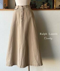 1st432 90s Ralph Lauren Country ラルフローレン カントリー ポロカン チノスカート ヴィンテージ 希少品